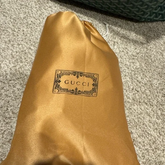 Gucci Brown Monogram Mules - Picture 7 of 7